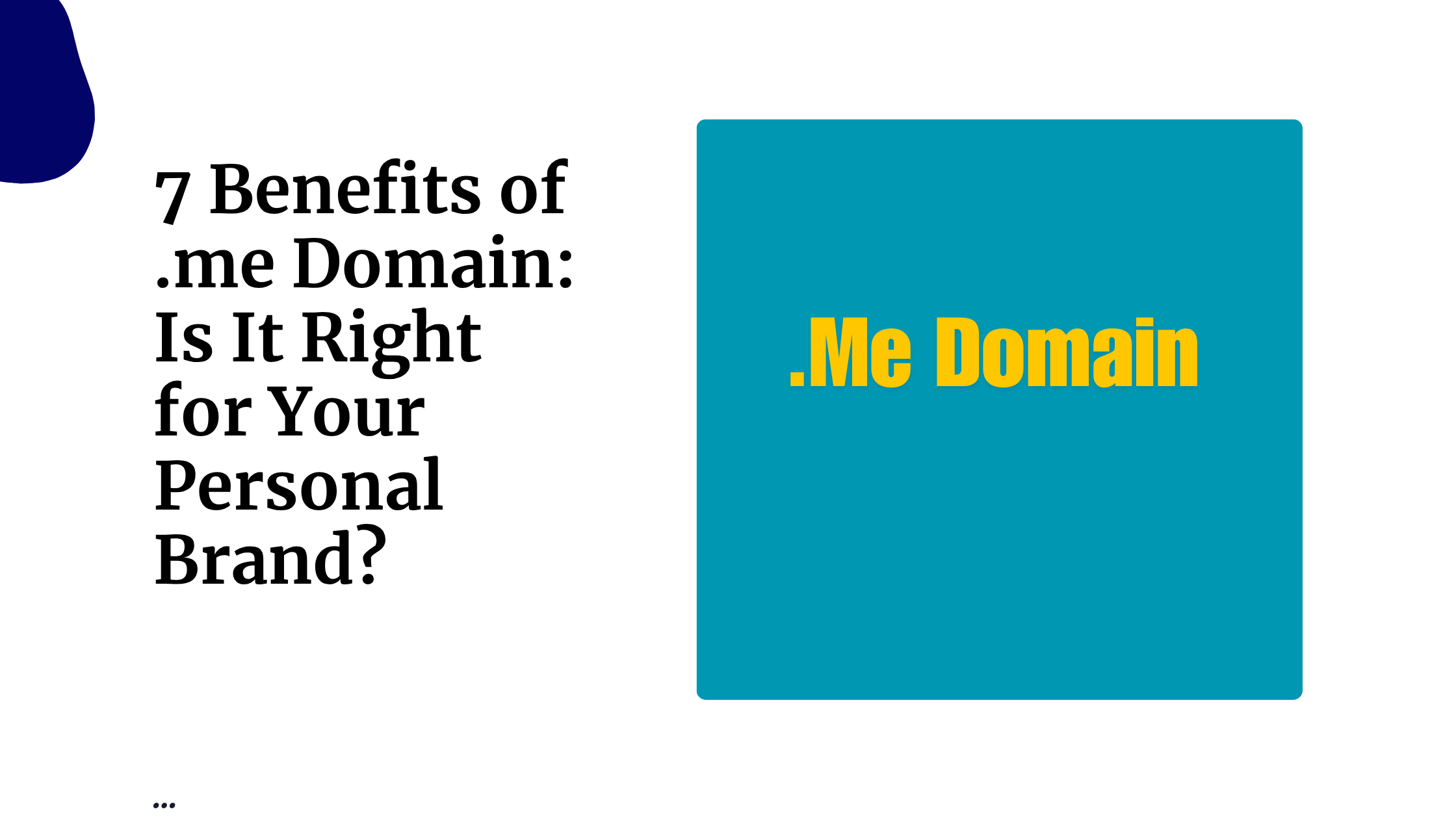 7 Benefits of .me Domain: Is It Right for&hellip;