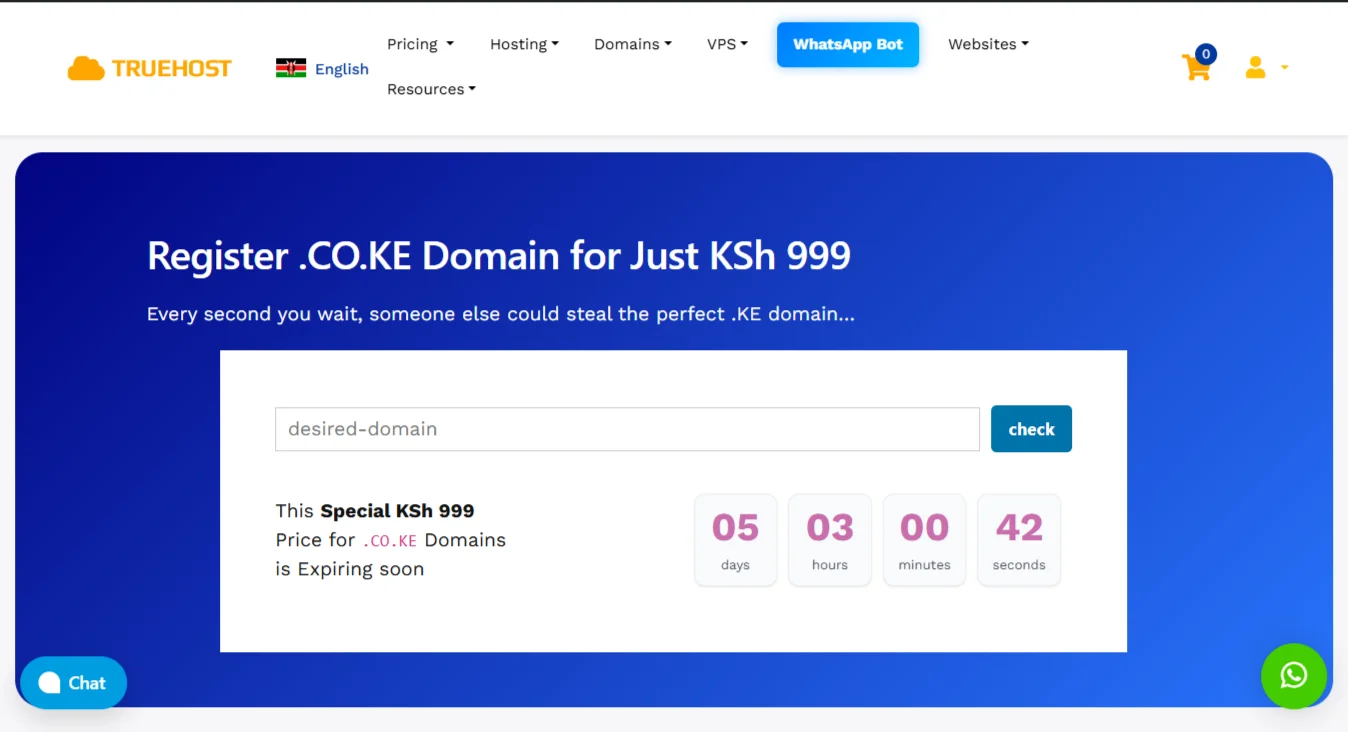 Best domains in Kenya