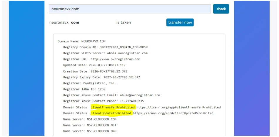 what is domain locking

