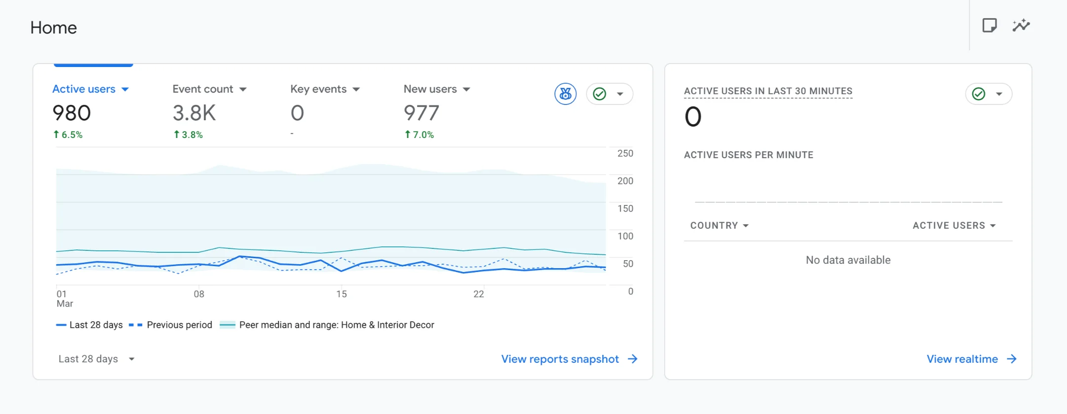 Google Analytics screenshot