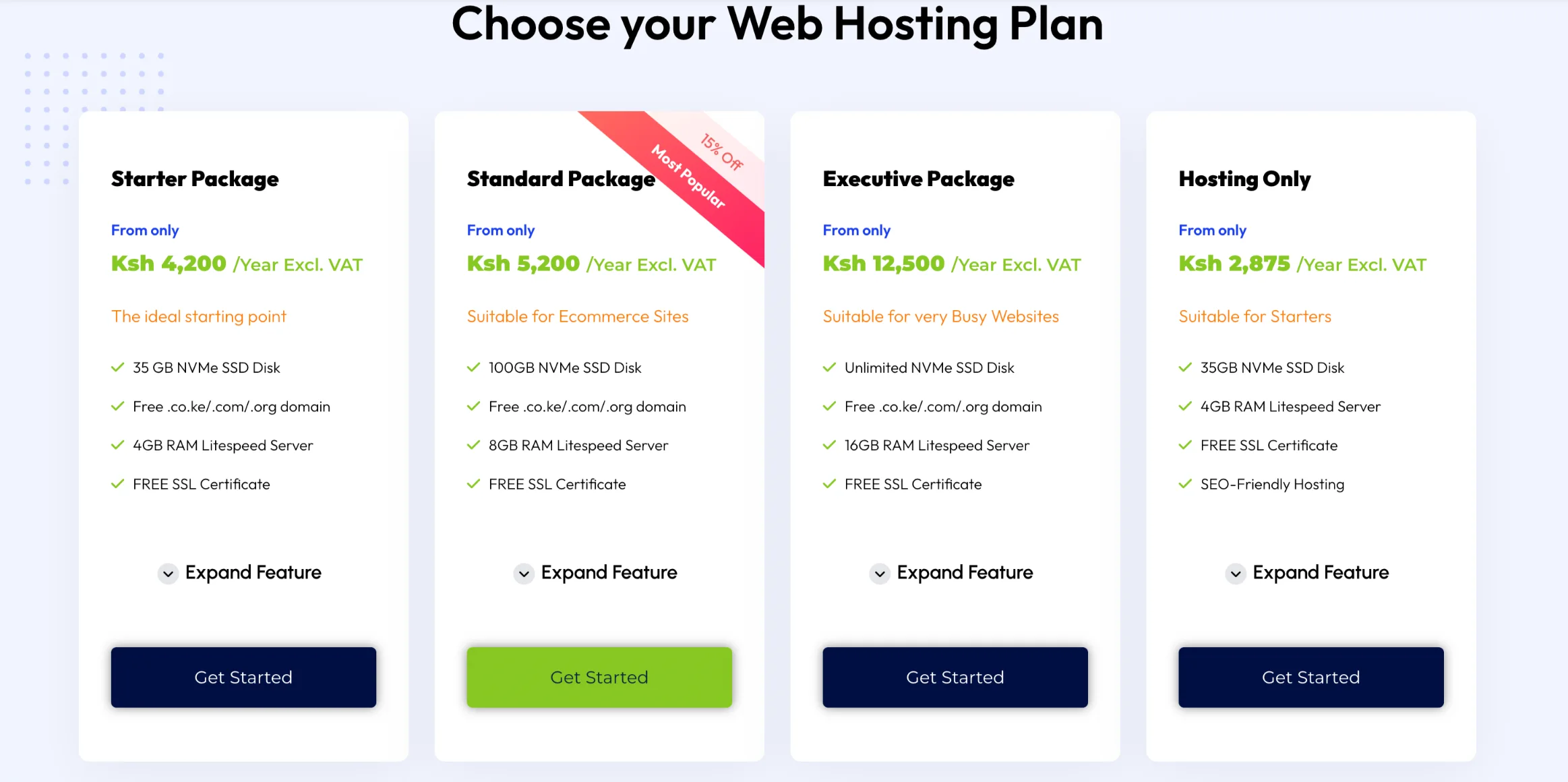 Hostpinnacle hosting plans