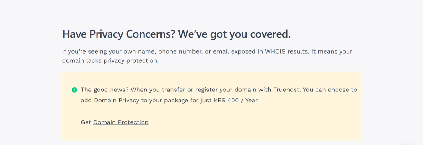 What is WHOIS - Truehost