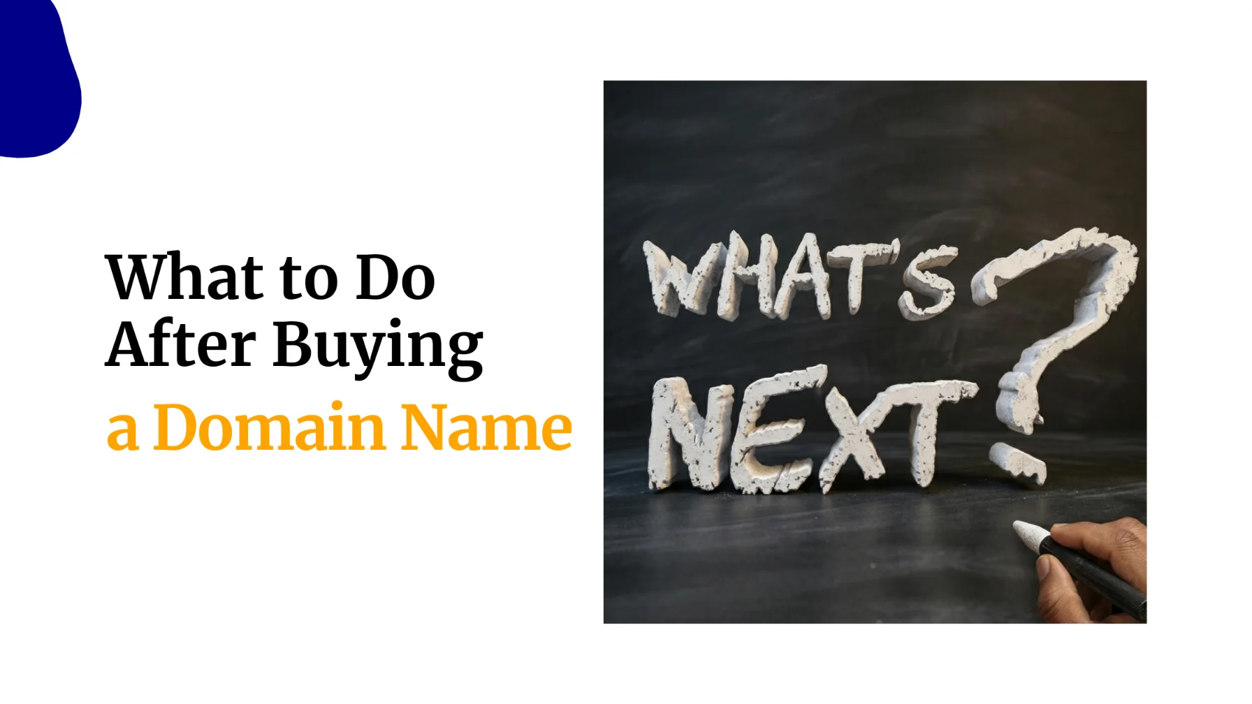 What to Do After Buying a Domain Name