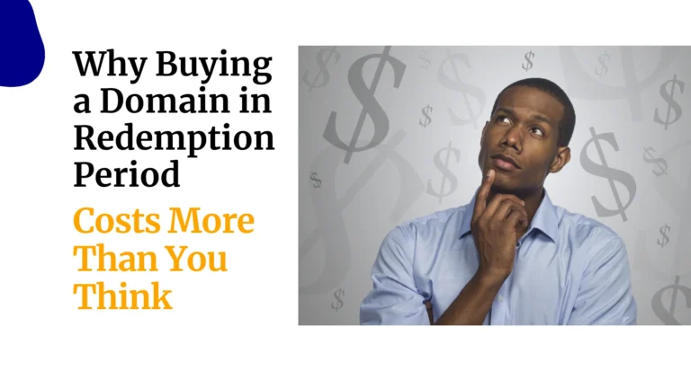 Why Buying a Domain in Redemption Period Costs More Than You Think