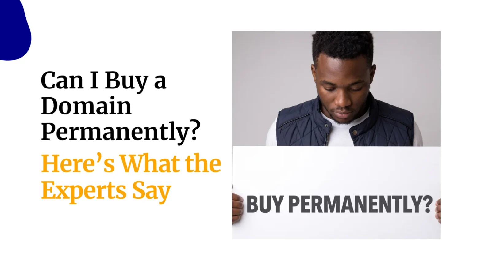 can i buy a domain permanently