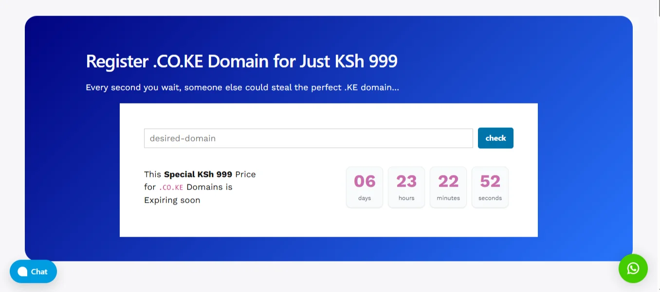 co.ke vs com - .co.ke registrartion