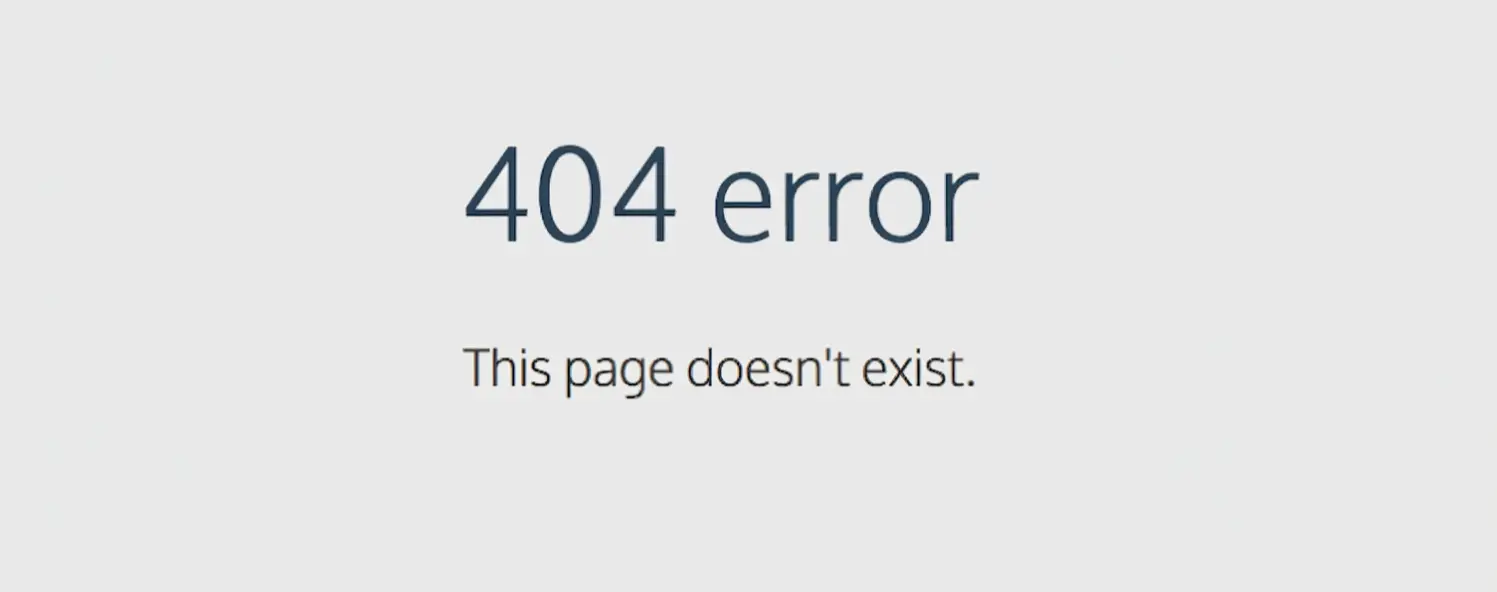 a screenshot of 404 error that ypu can get when verification is suspended