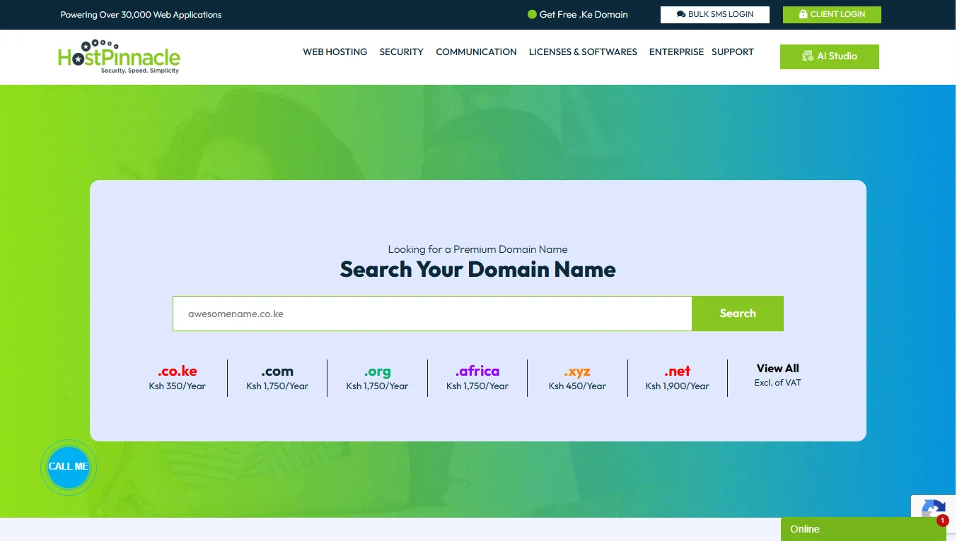 safaricom domain alternatives - Hostpinnacle