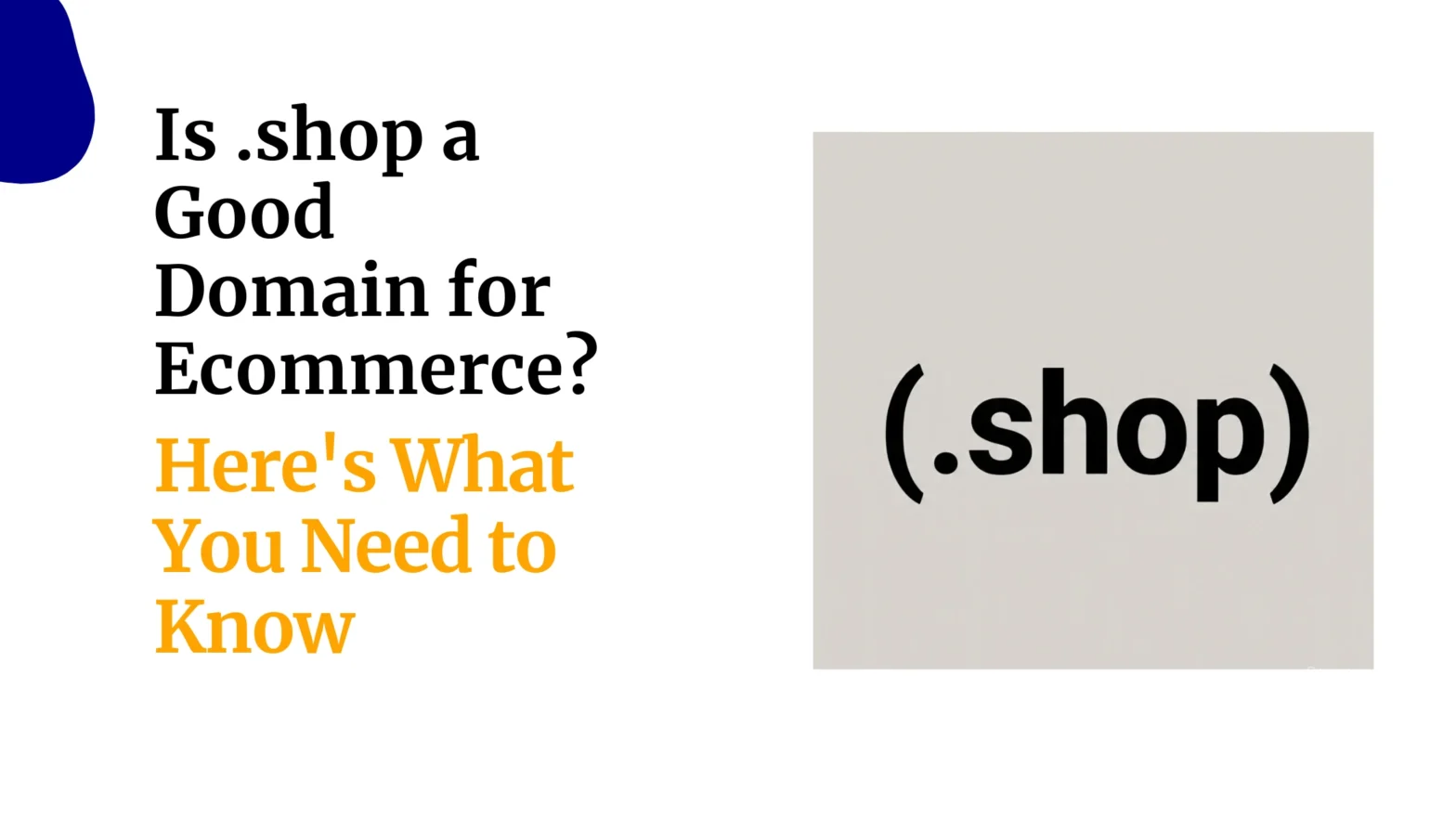 shop domain for ecommerce 1