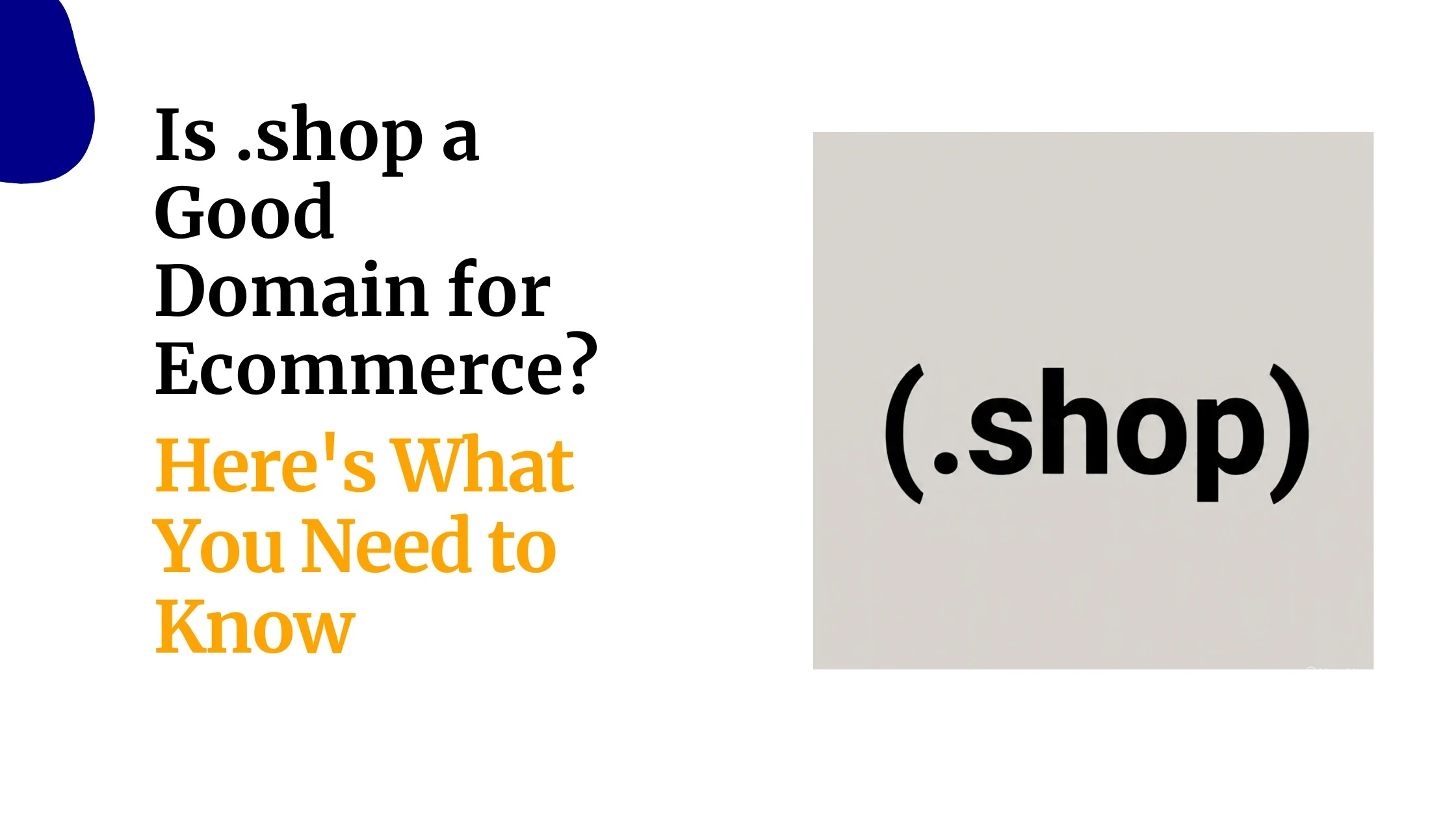Is .shop a Good Domain for e-commerce? Here’s What&hellip;