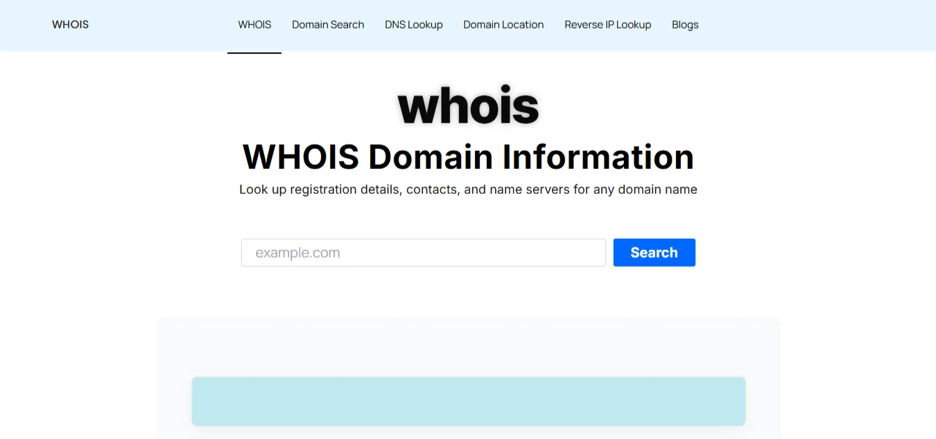 What is whois- whois.is