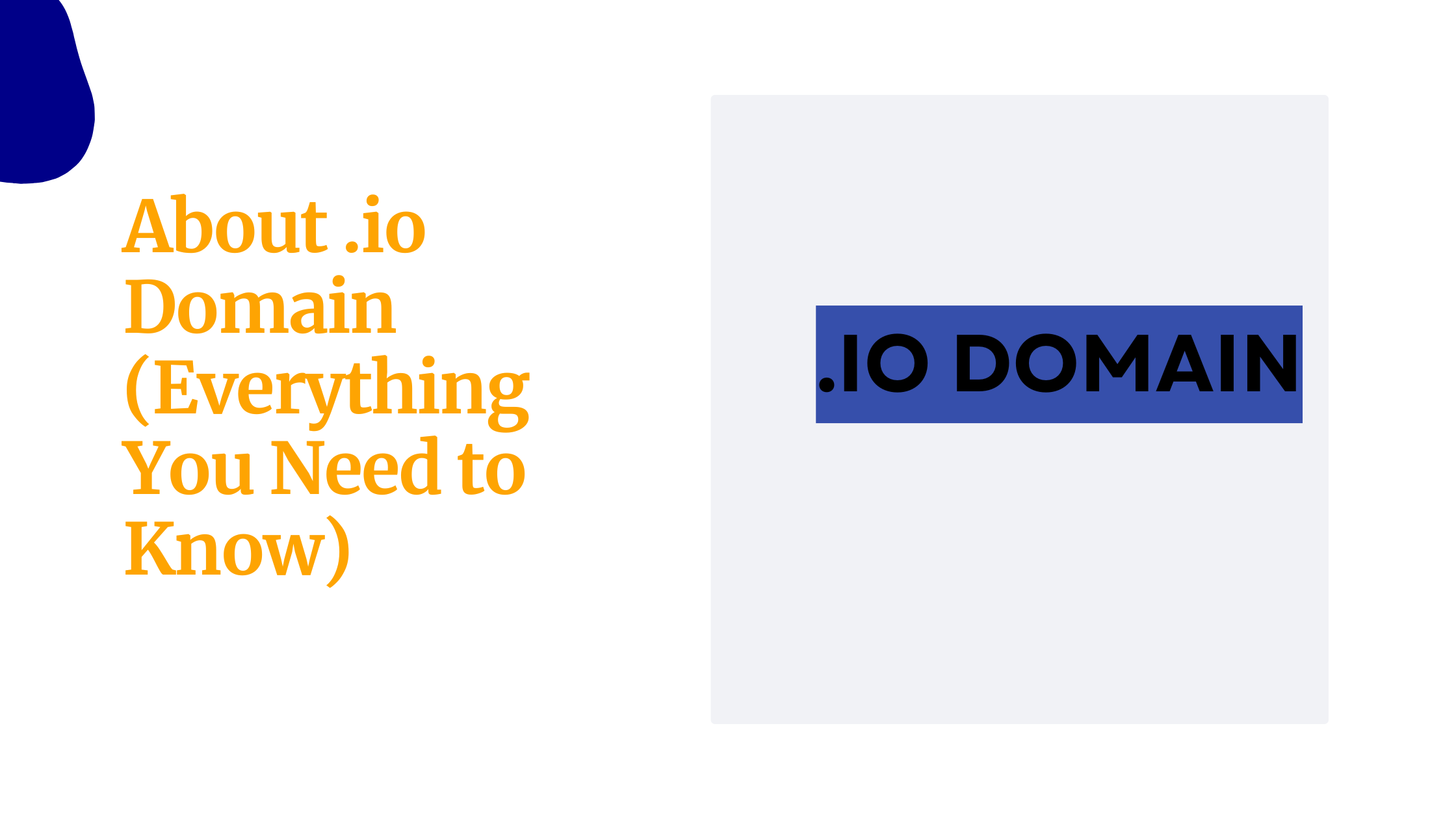 About .io Domain (Everything You Need to Know)