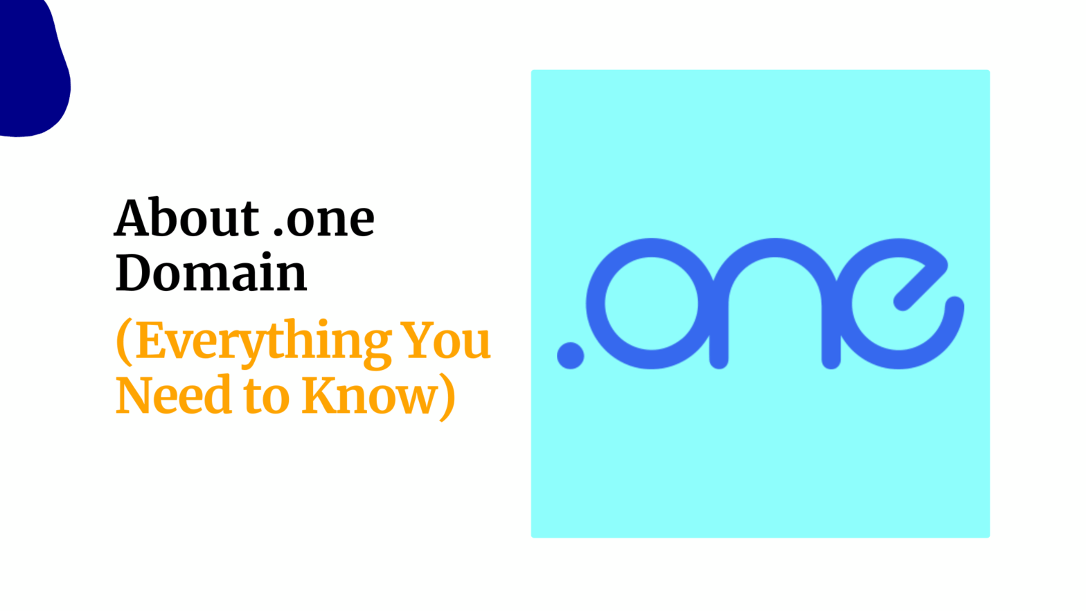 About .one Domain Everything You Need to Know