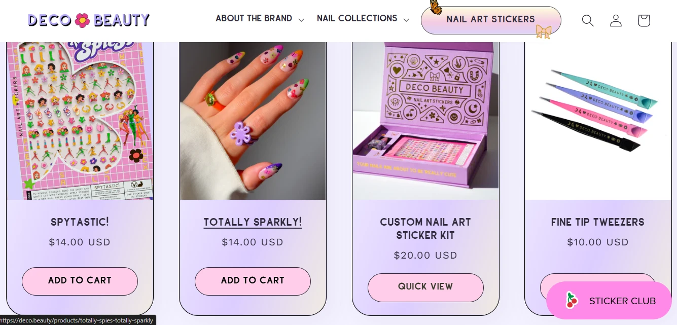 Decor.beauty domain for online store