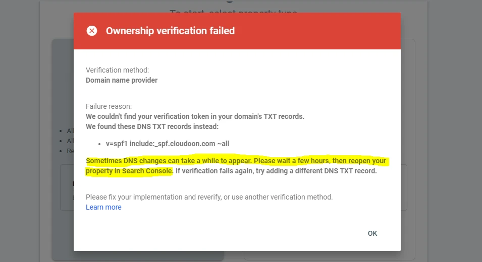 Troubleshoot domain redirect