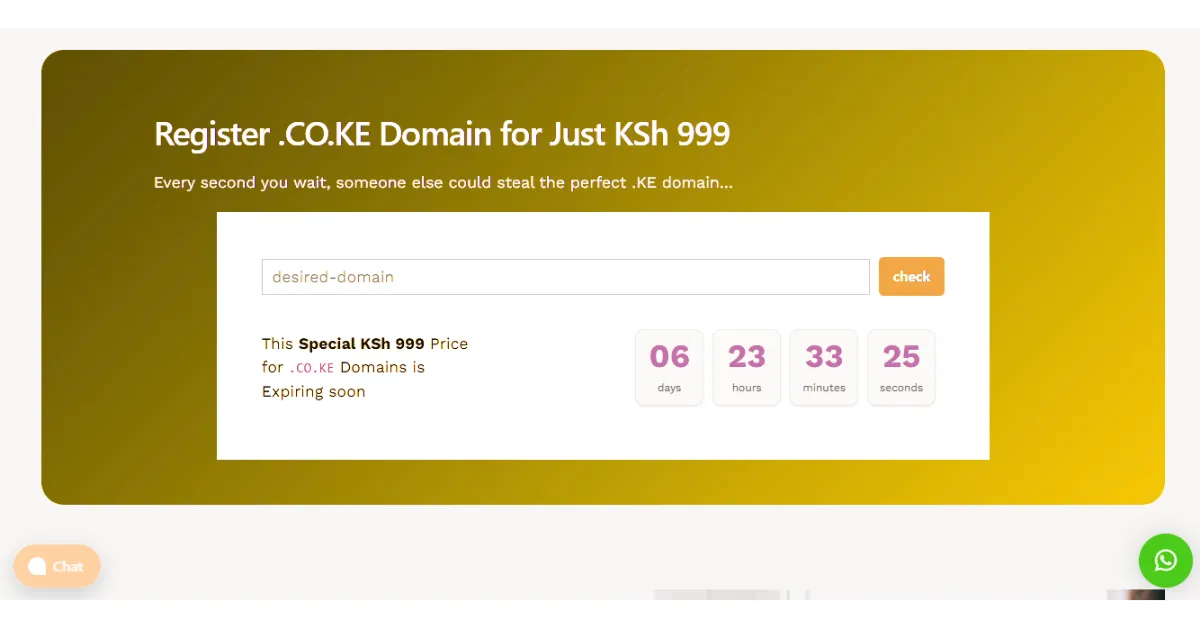 Where to Register .or.ke