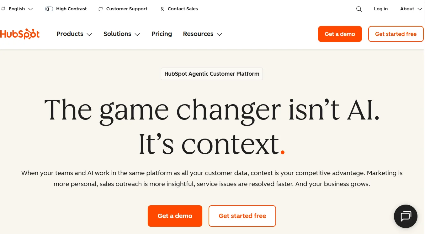 Zoho email alternatives - Hubspot