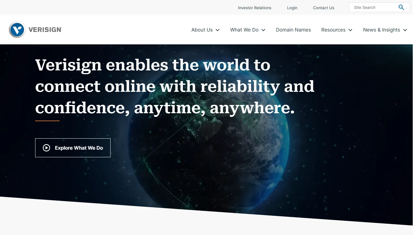com domain - Verisign