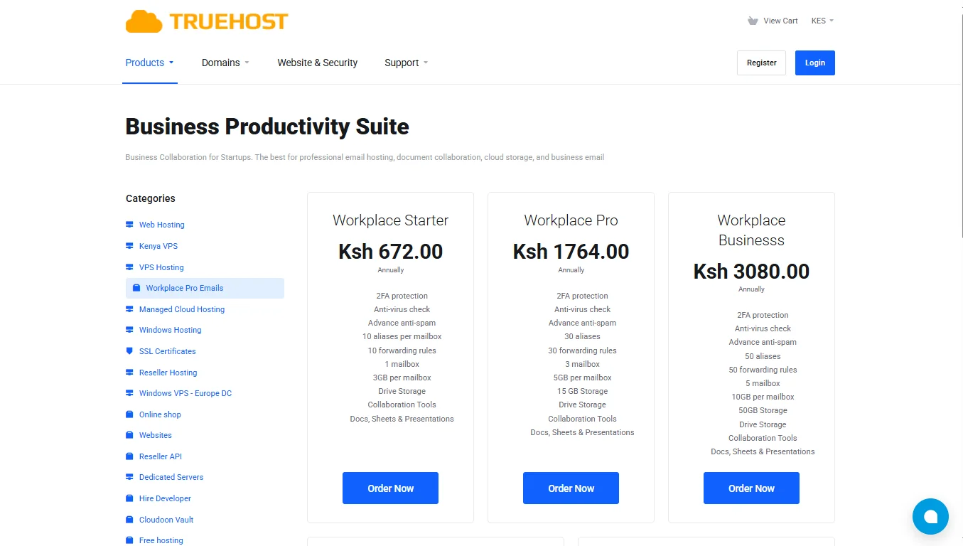 create business email - Truehost
