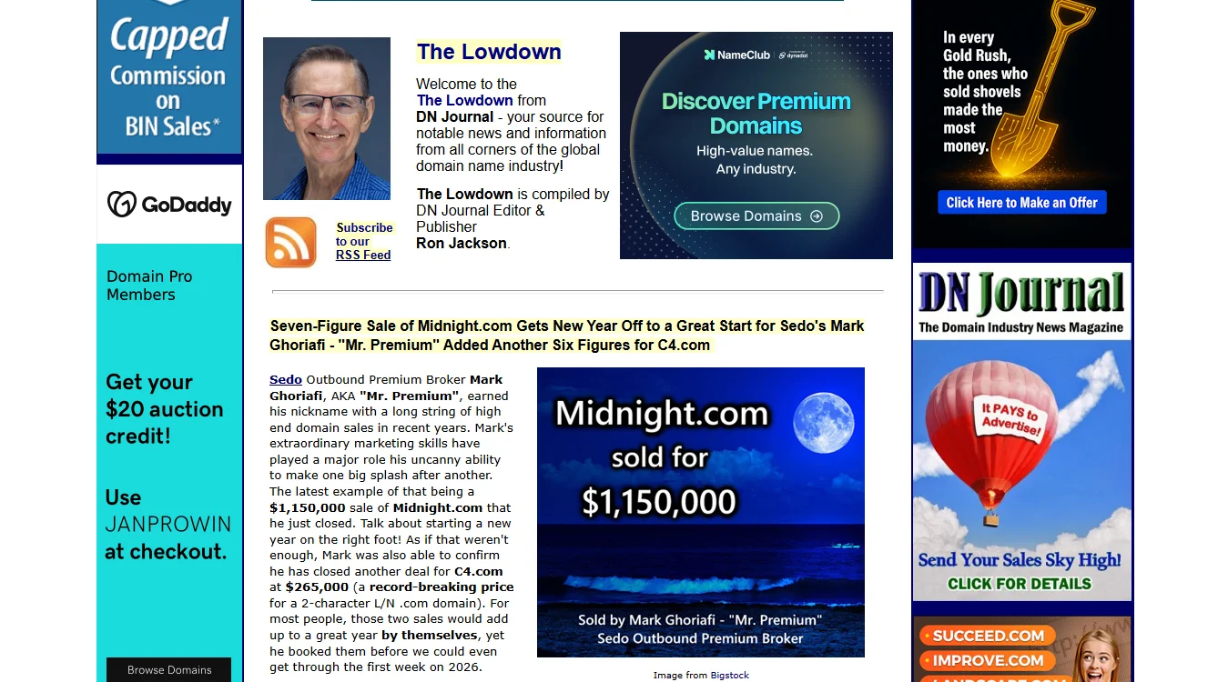 domain name length - domain sale
