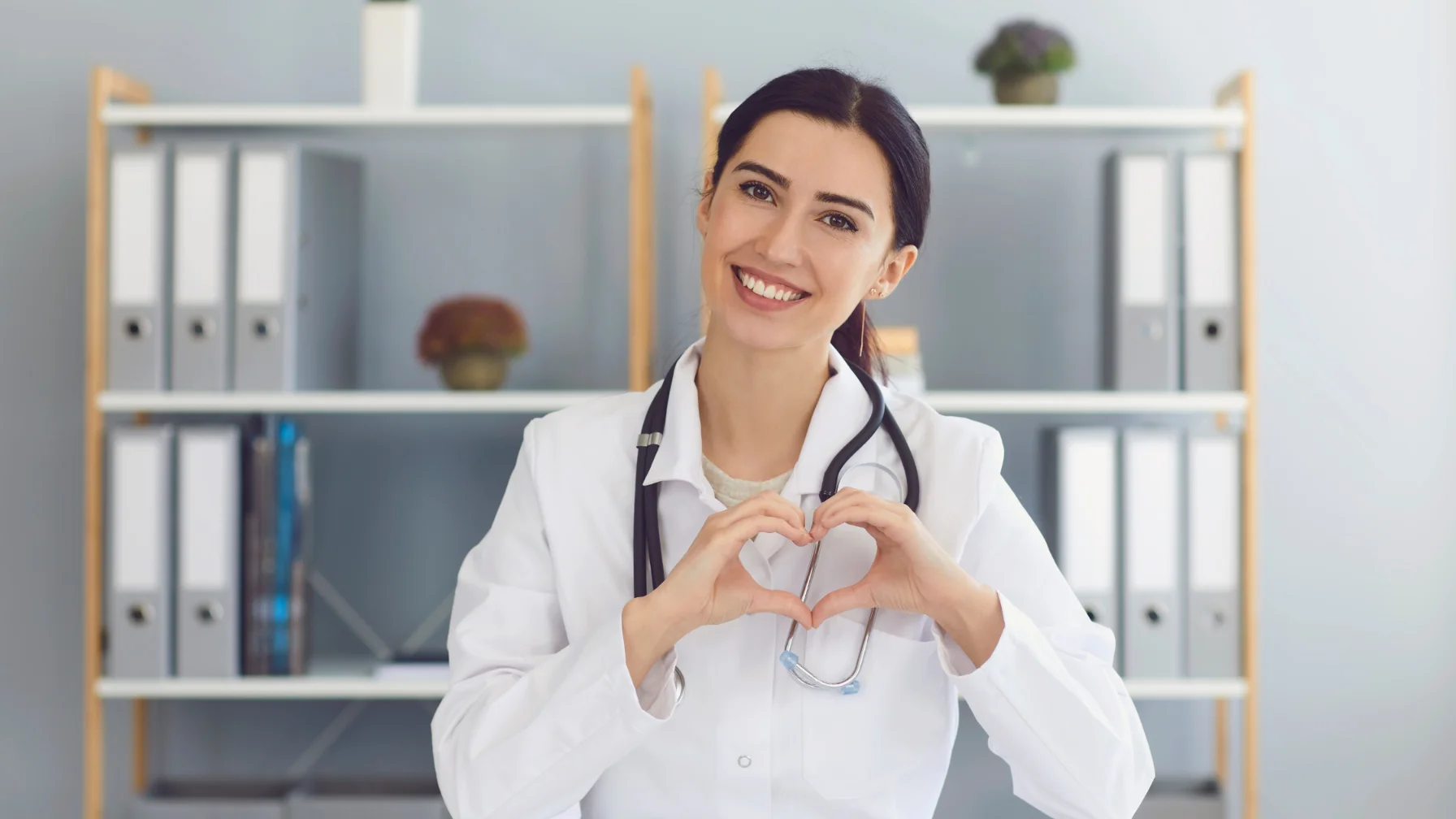 health care domain names - image of a doctor in a office