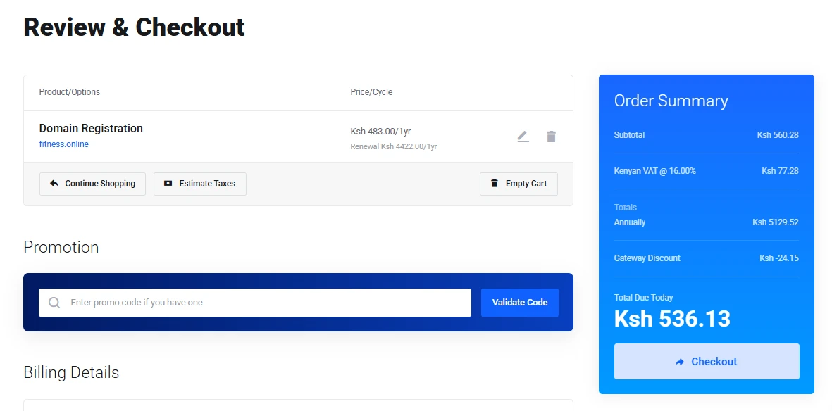 online domain registration