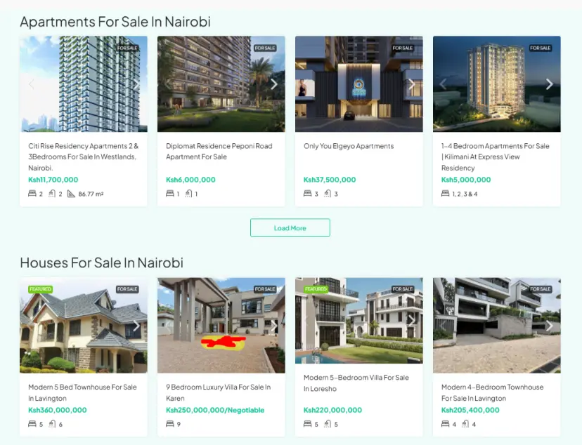 a screenshot of houses