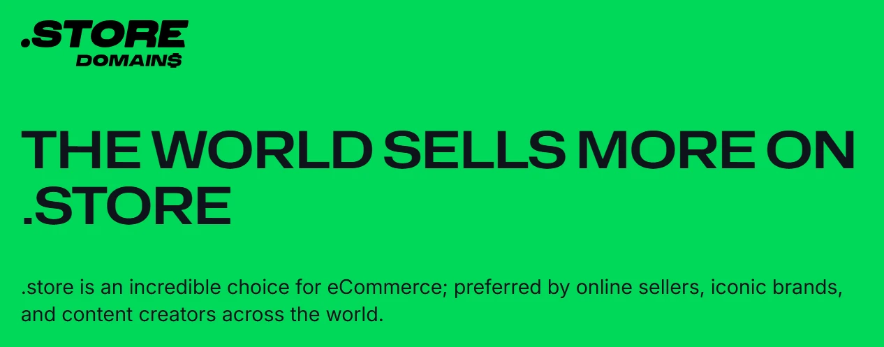 .store domain tips