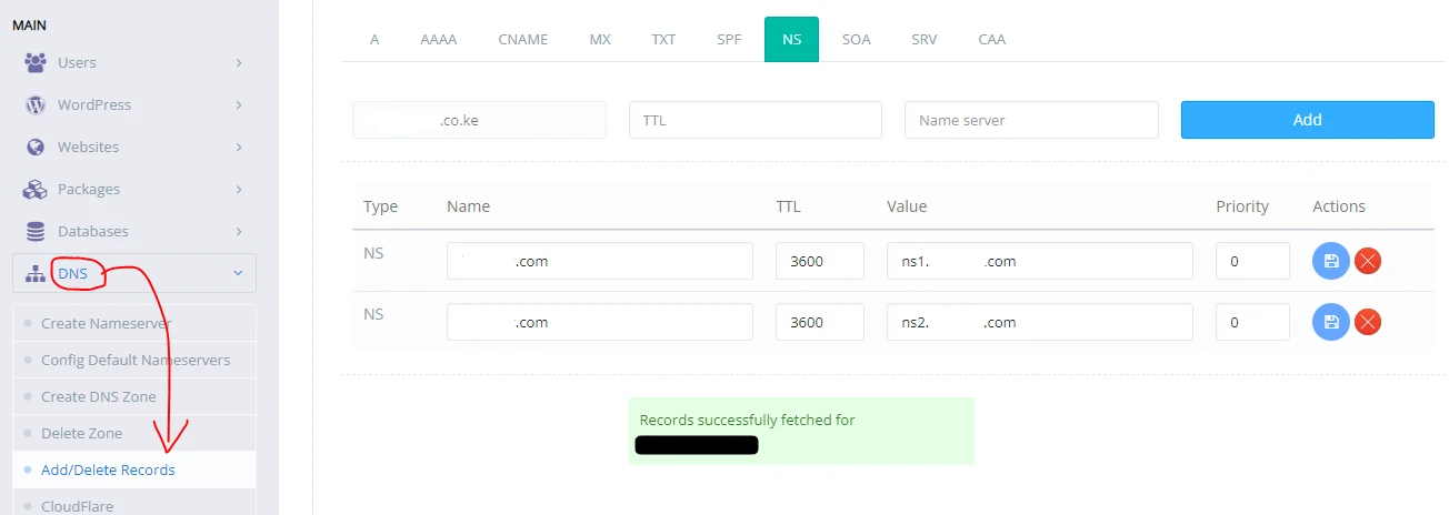 Create DNS Zones
