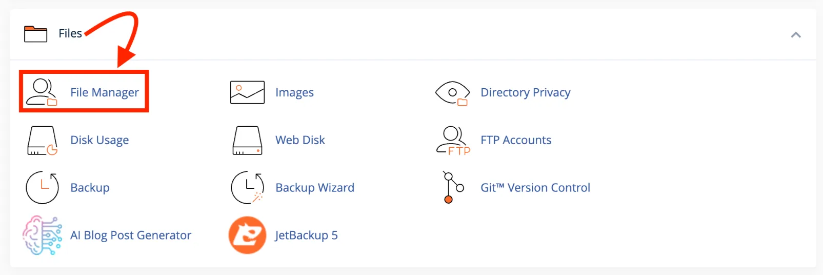 upload a website to cpanel