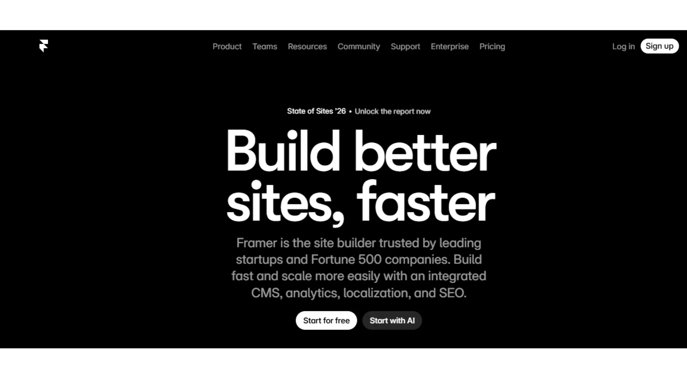 Framer No Code Website Builder