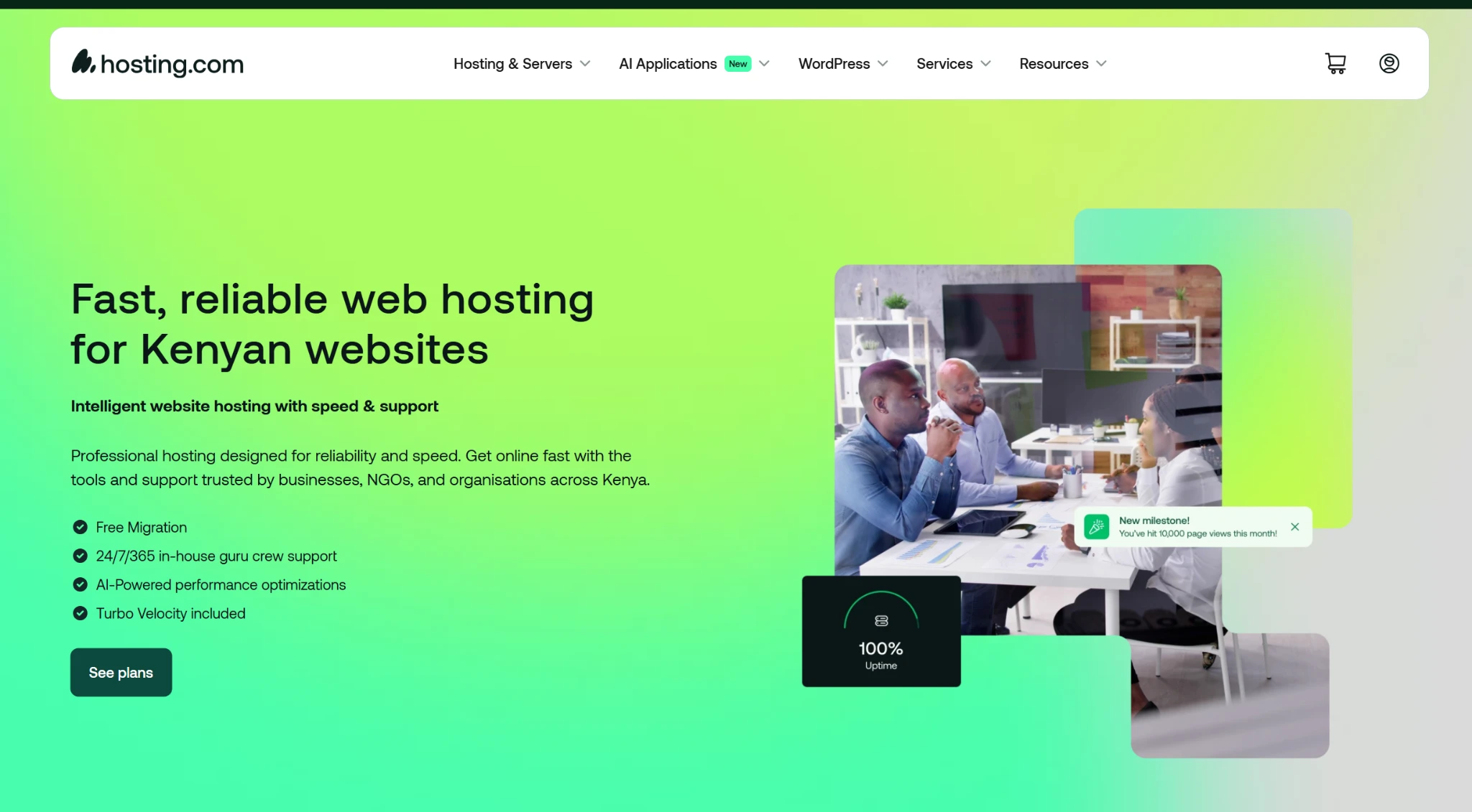 Hosting.com web hosting kenya