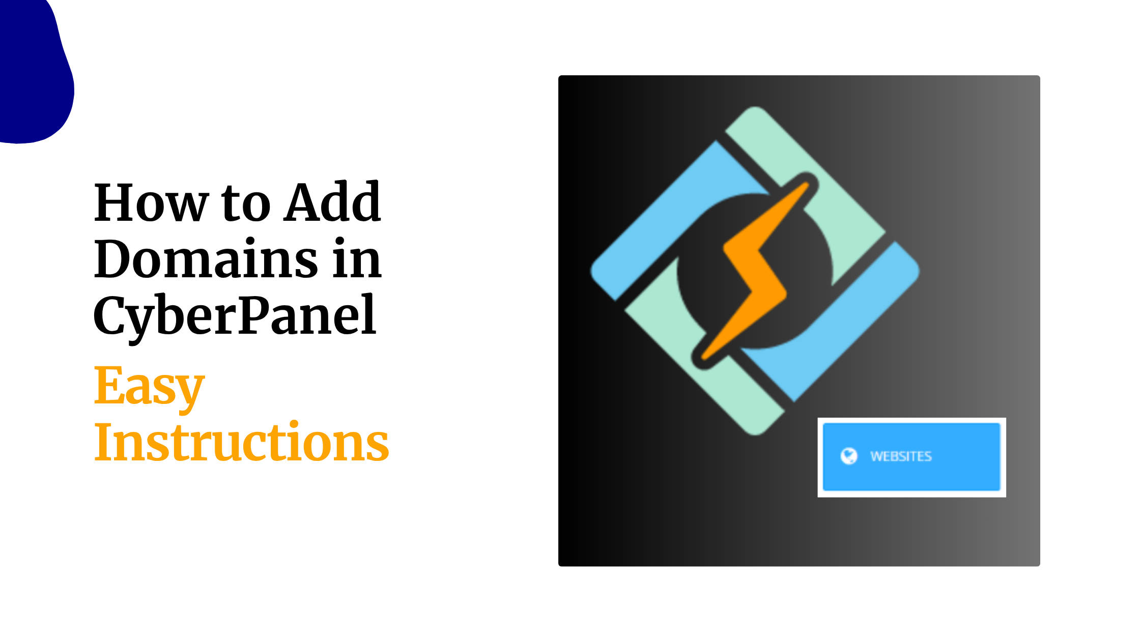 How to Add Domains in CyberPanel: Easy Instructions