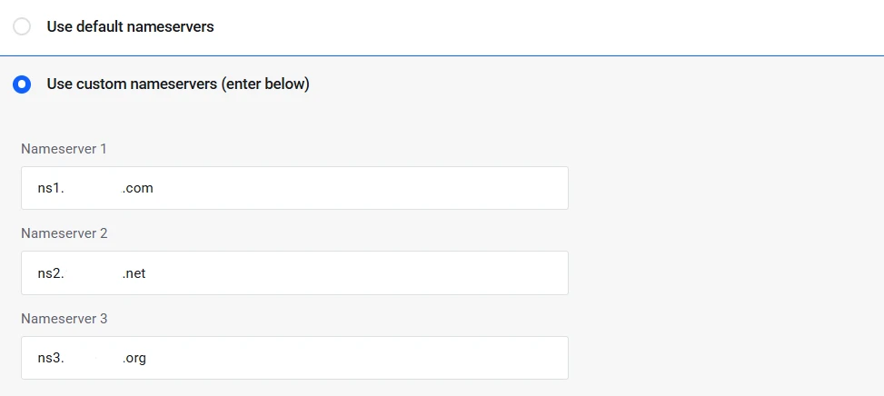 Nameservers how to link a domain to a VPS