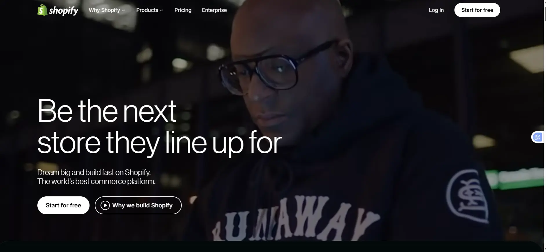 a screenshot of Shopify