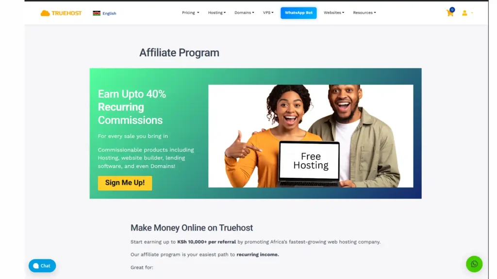 TRUEHOST AFFILIATE PROGRAM