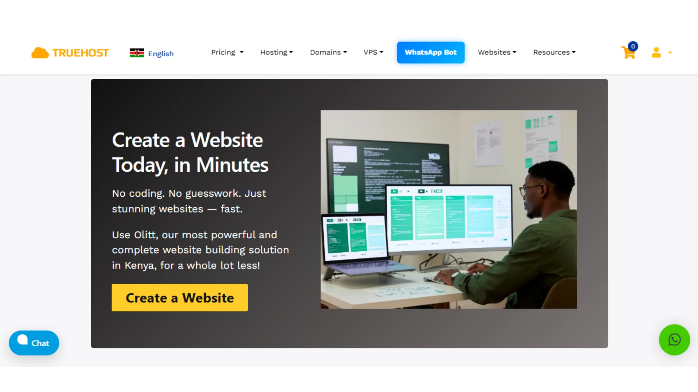 Truehost No Code Website Builder