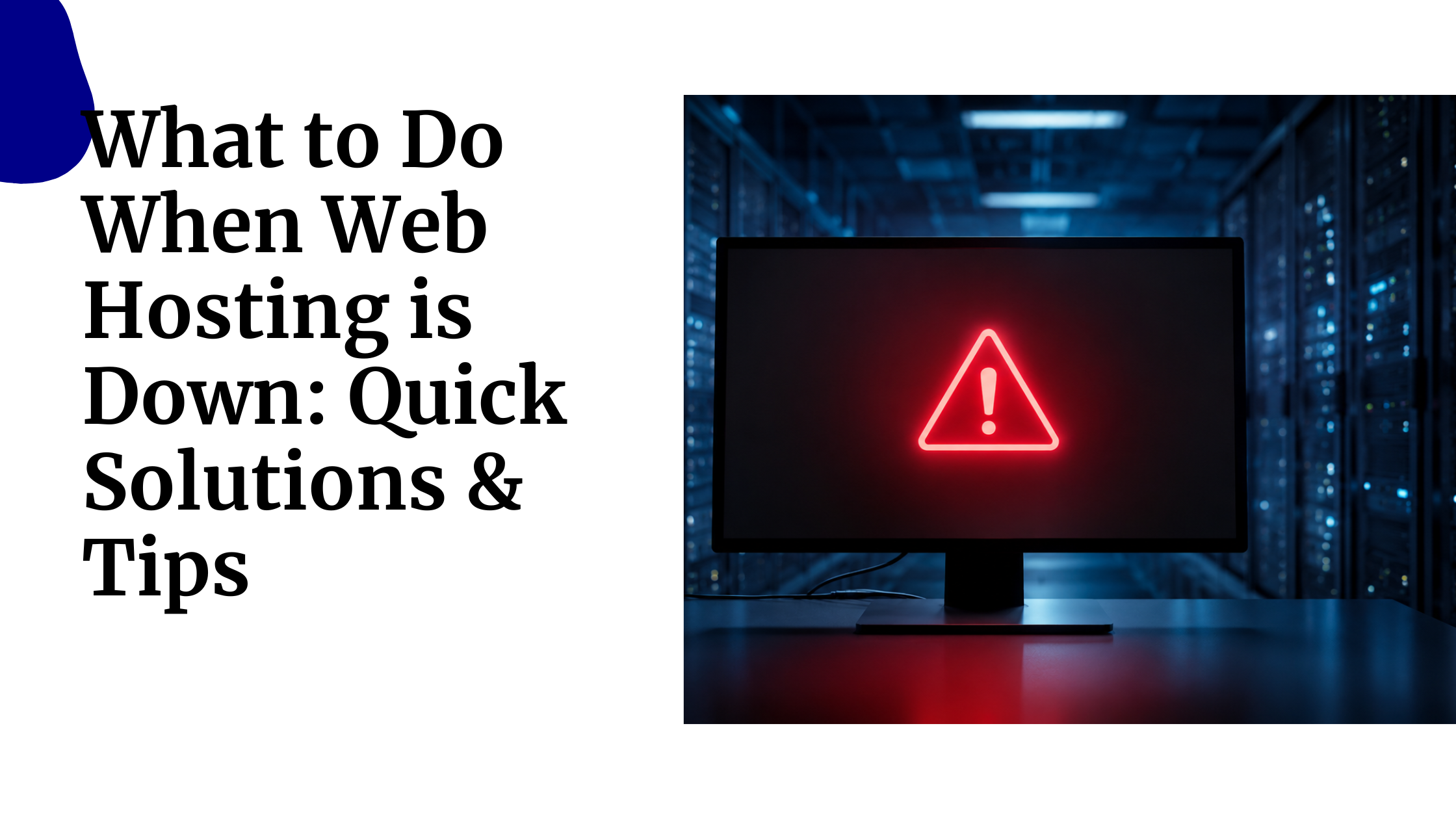 What to Do When Web Hosting is Down: Quick&hellip;