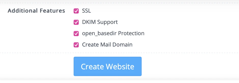 add domains in cyberpanel features
