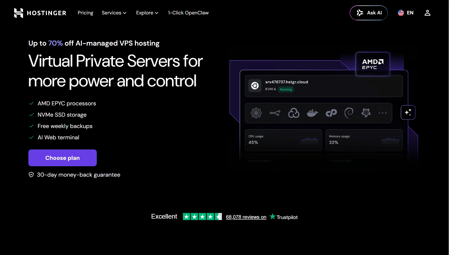 best contabo alternatives for VPS - Hostinger