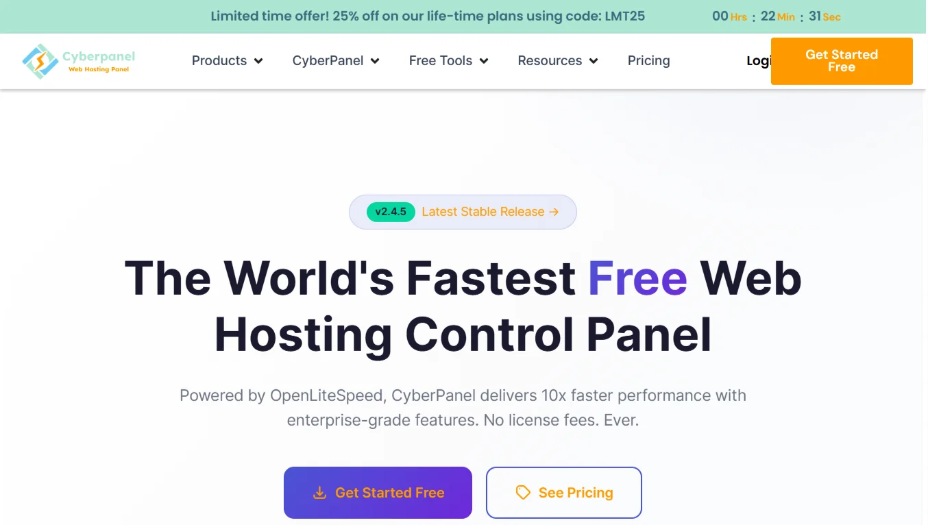 best cpanel alternatives for vps - cyberpanel