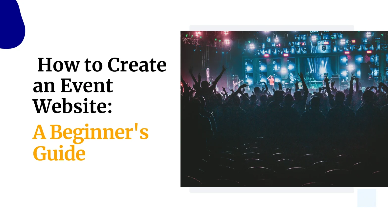 create an event website 1
