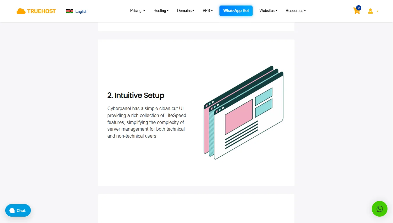 cyberpanel vps hosting - intutive setup