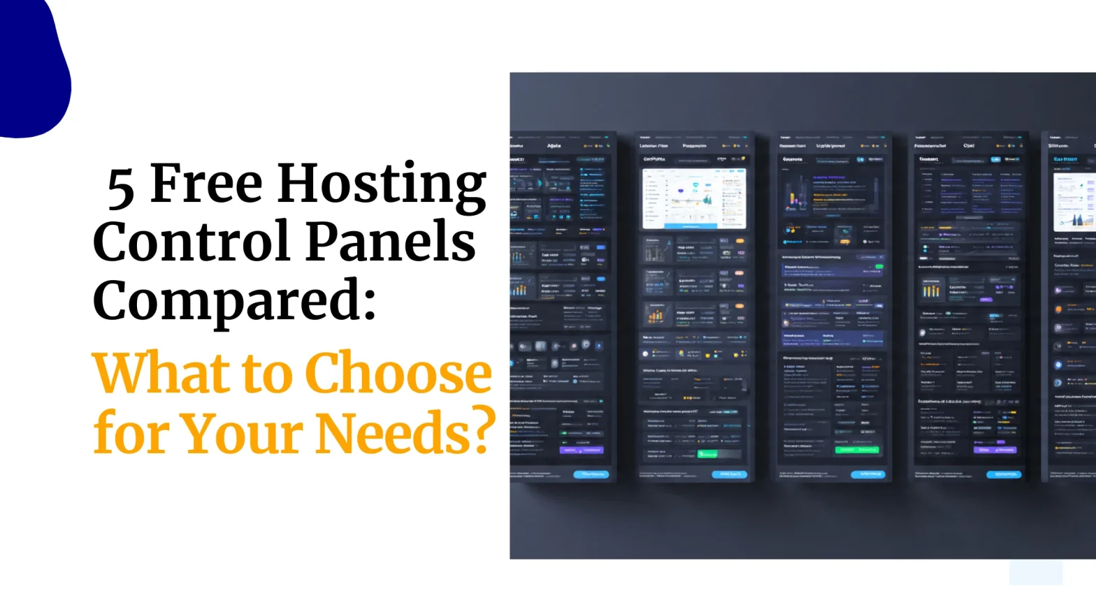 free hosting control panels compared 6