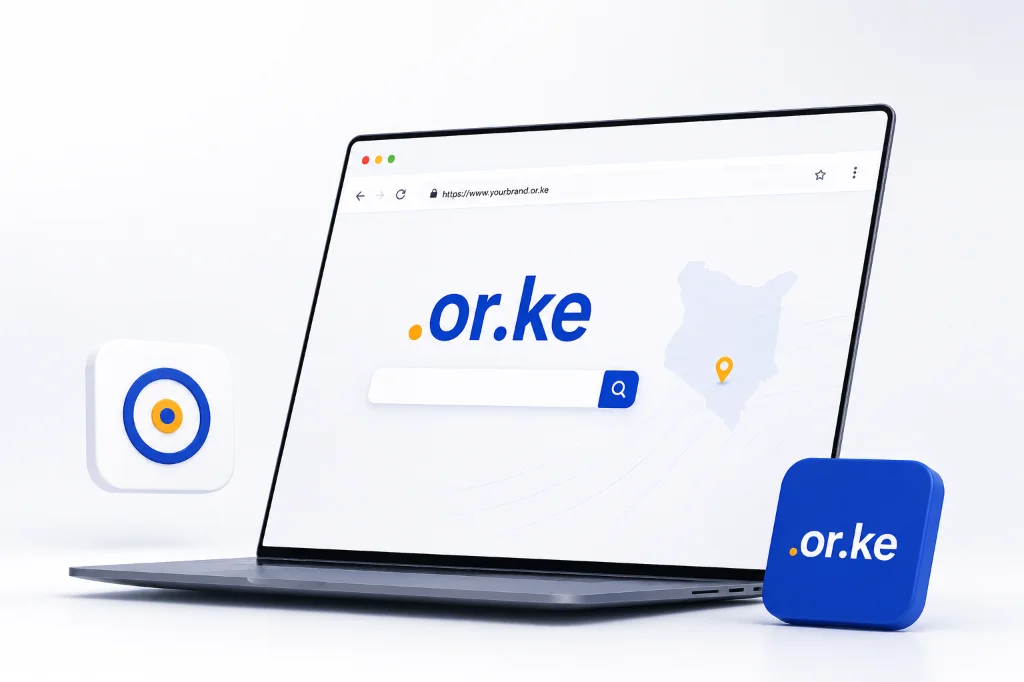 or.ke domain NGO registration mockup