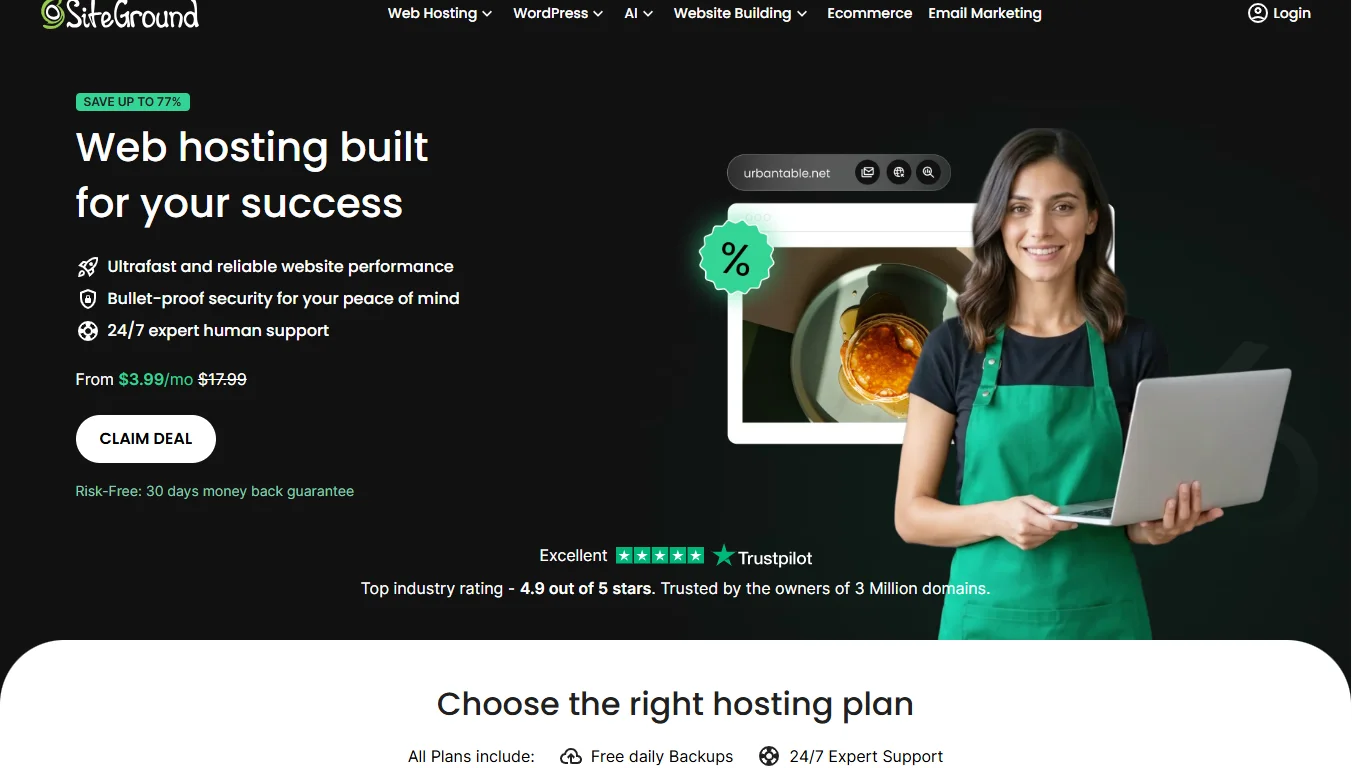 SiteGround Hosting for Multiple Websites