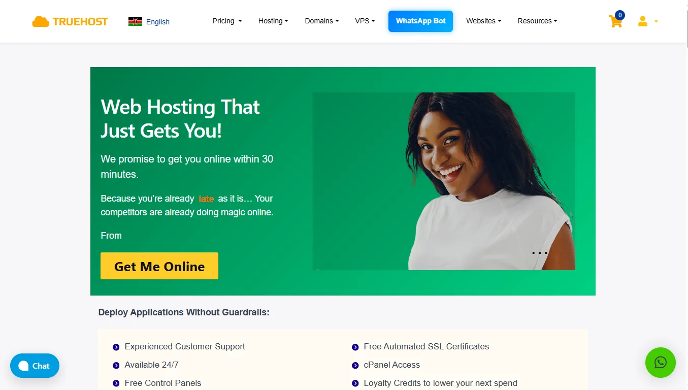 top hosting with AI website builders - Truehost