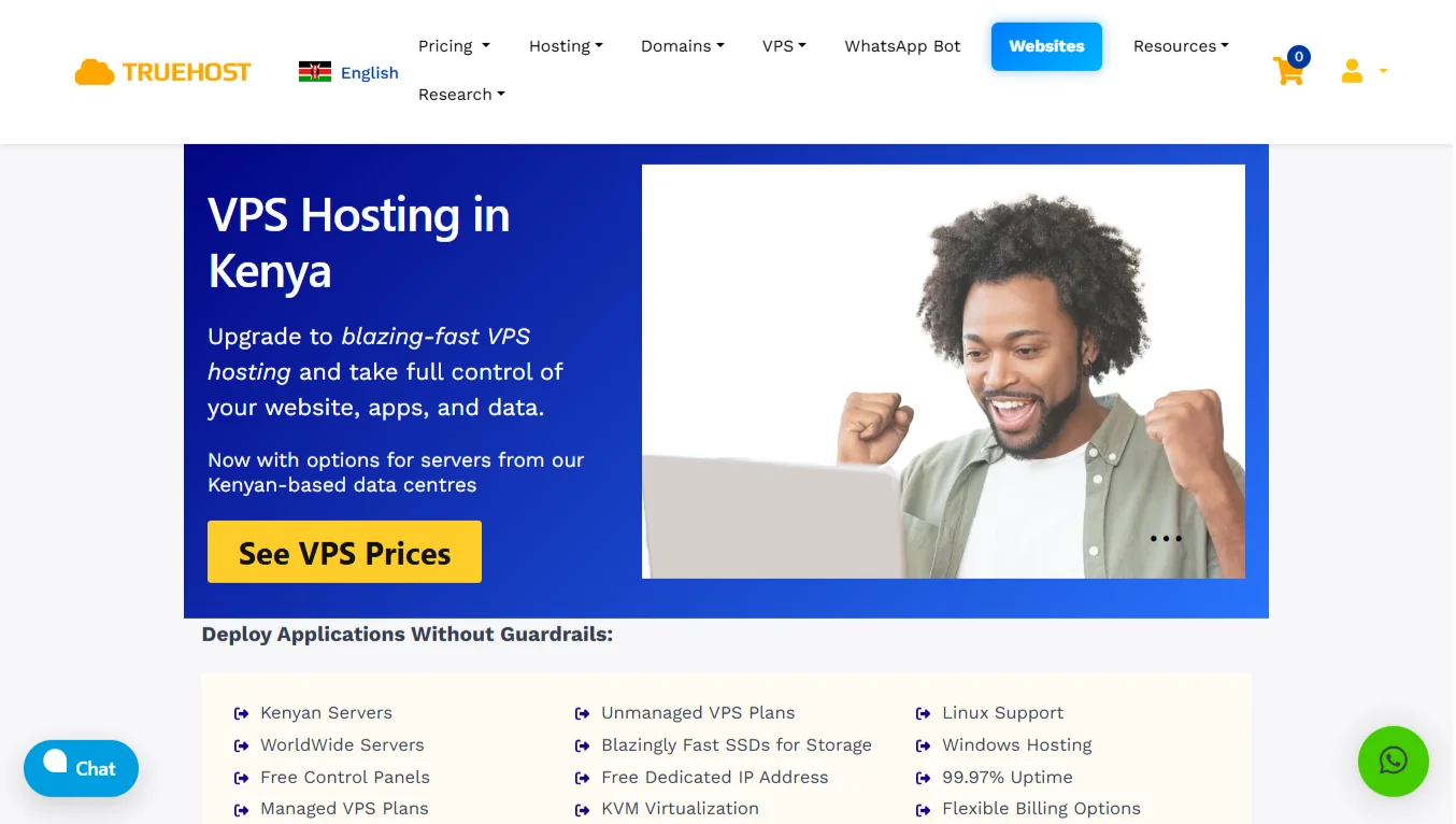 vps hosting with WHMCS - Truehost