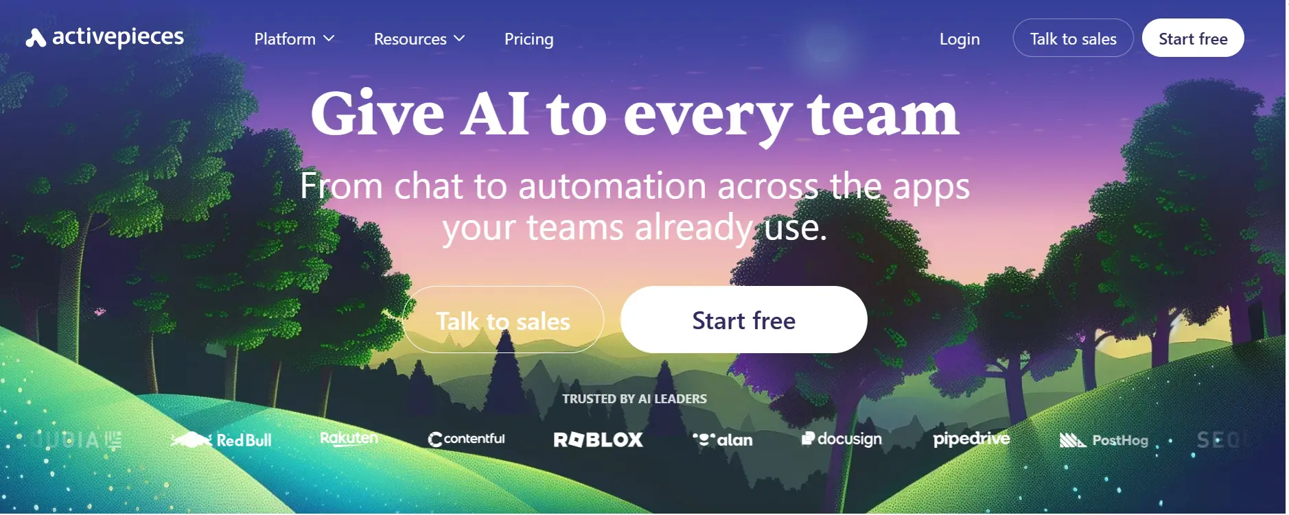 a screenshot of Activepieces
