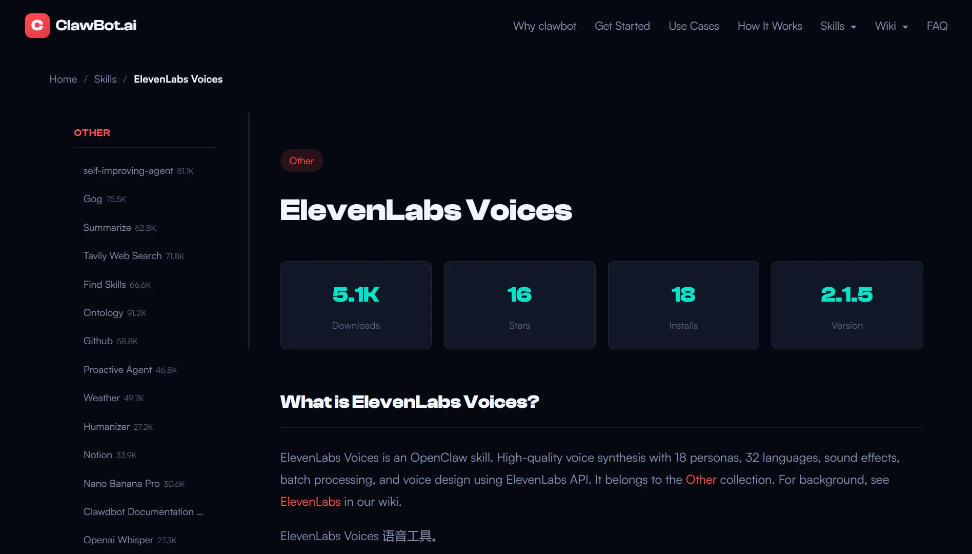 Best Openclaw Skills to Install in 2026 - ElevenLabs